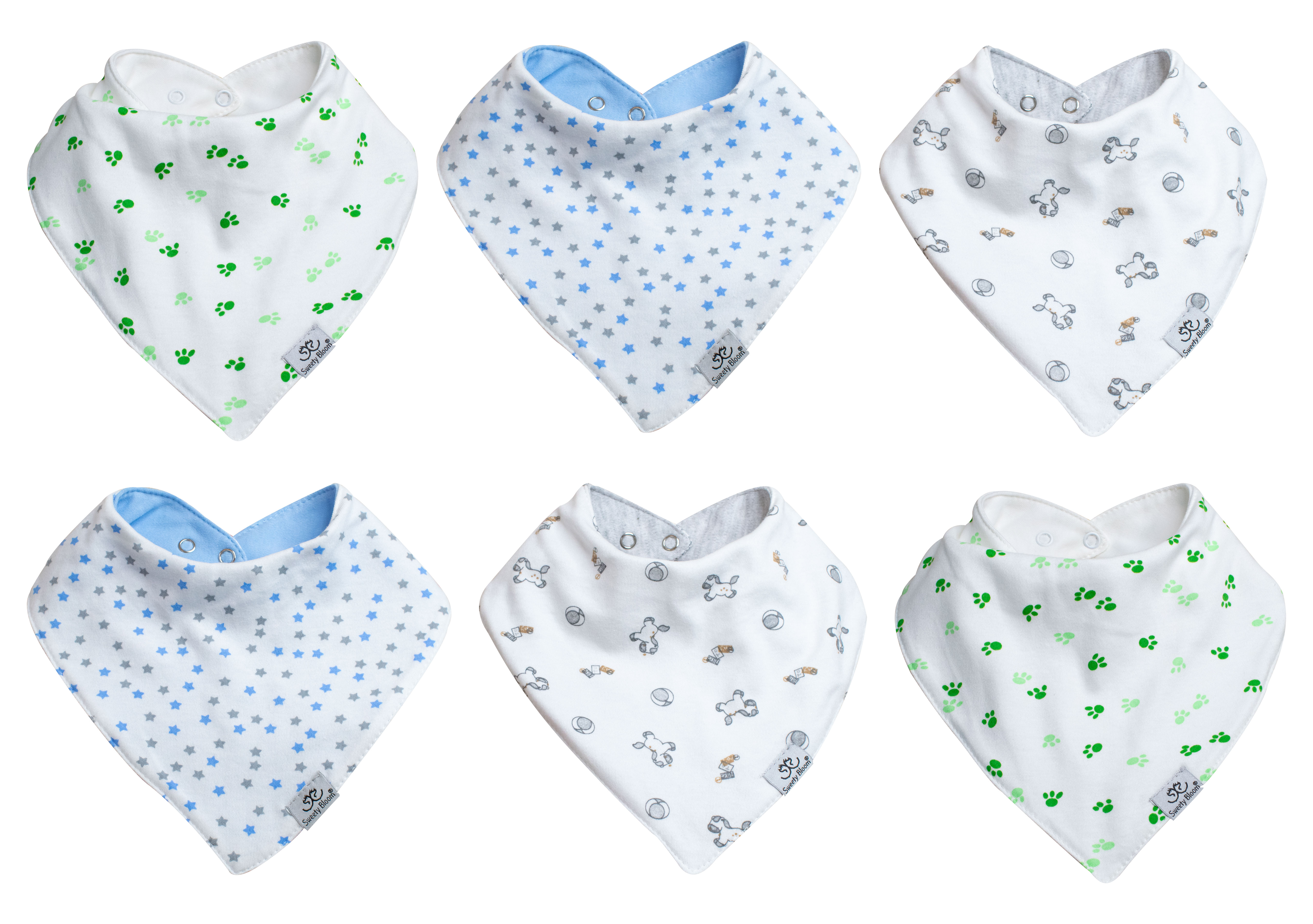 Бебешки Лигавници Бандана - 100% Памук